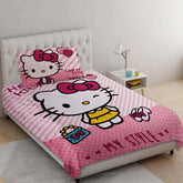 Hello Kitty  kids Bedsheet Set D#010